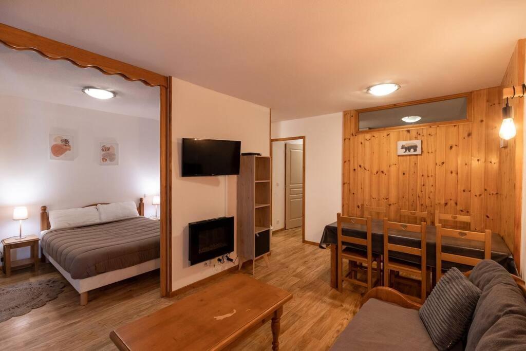 Apartament T2 + Coin Montagne - Wifi/Piscine - Les Orres 1800 Zewnętrze zdjęcie